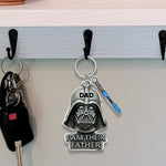 I Am Their Father - Personalized The Force Keychain with Charms