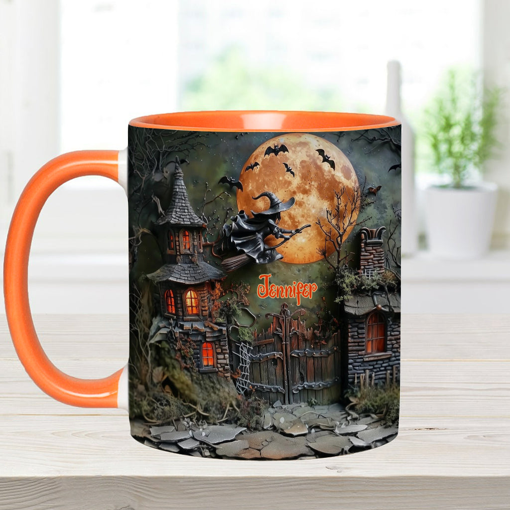 A Scary Witch - Personalized Witch Accent Mug