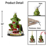 Funny Monster Couple - Personalized Couple Ornament
