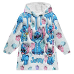 Ohana Means Family - Personalized Ohana Blanket Hoodie