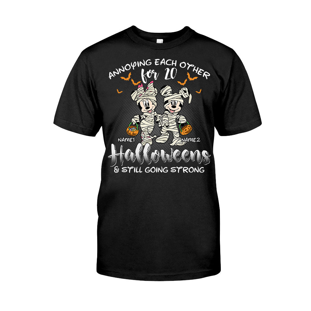 Annoying Each Other - Personalized Halloween Mouse T-shirt and Hoodie