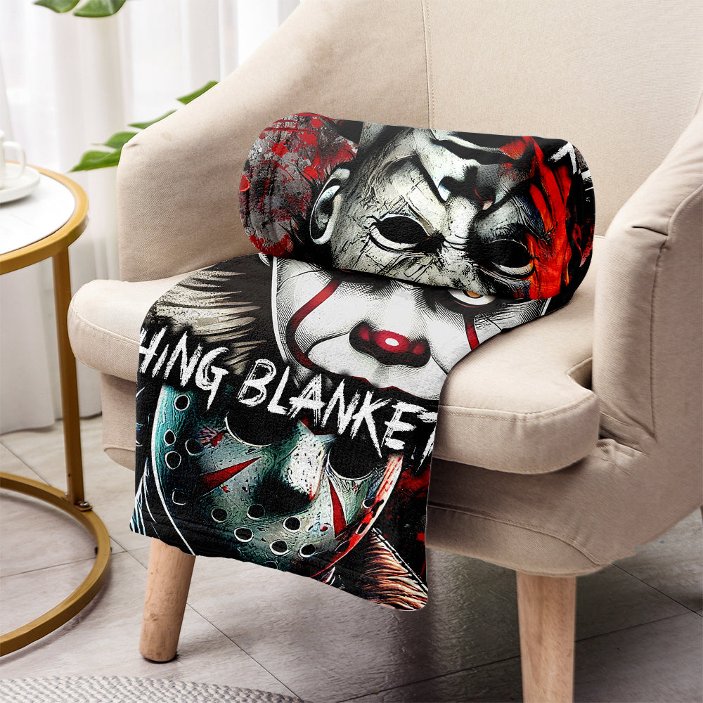 My Horror Movies Watching Blanket - Personalized Blanket